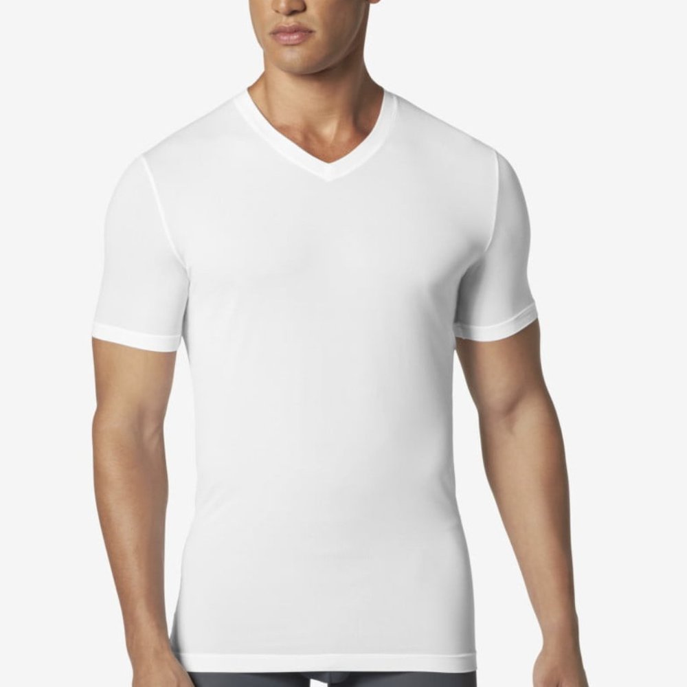 Tommy John NWT Second Skin High V Neck Stay-Tucked Undershirt